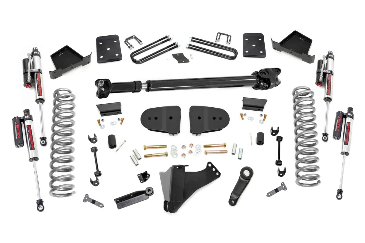 Ford F-350 Super Duty Suspension Lift Kit - Rough Country - 6 Inch Lift | OVLD | D/S | Vertex - 2023+